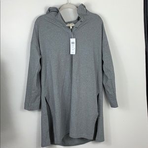 Eileen Fisher Organic Cotton Hooded Tunic XL